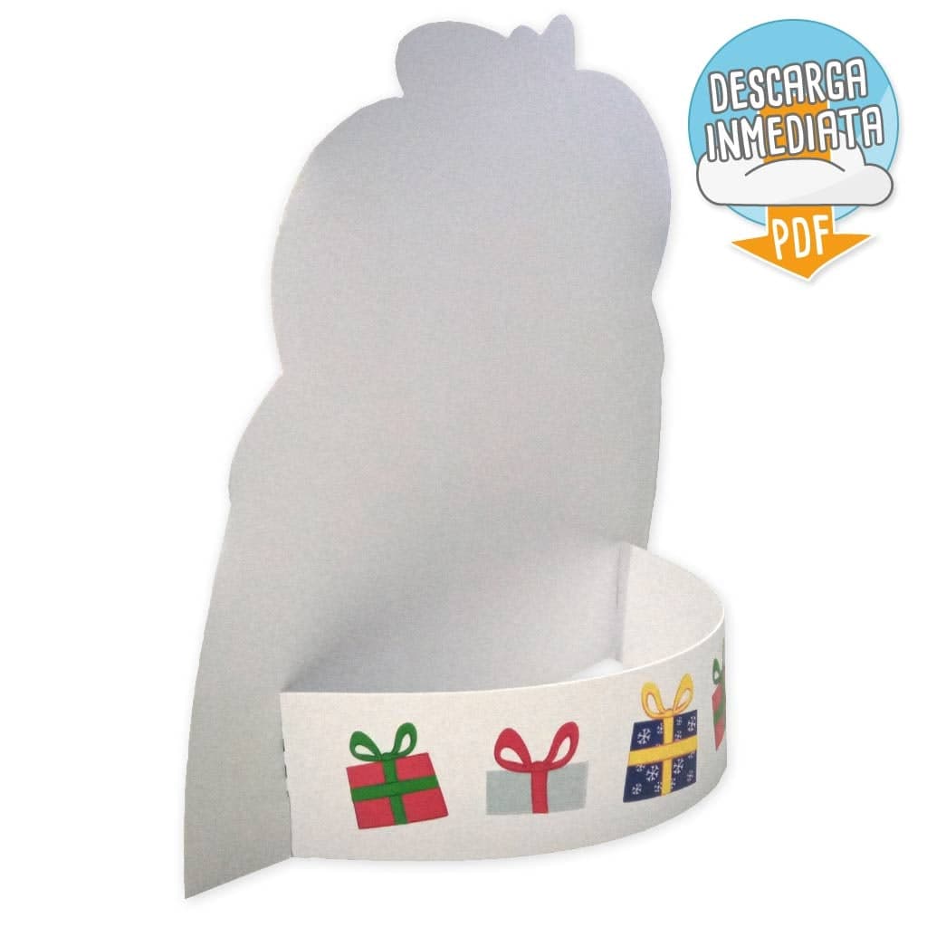 Muñeco de los Reyes Magos para recortar y colorear