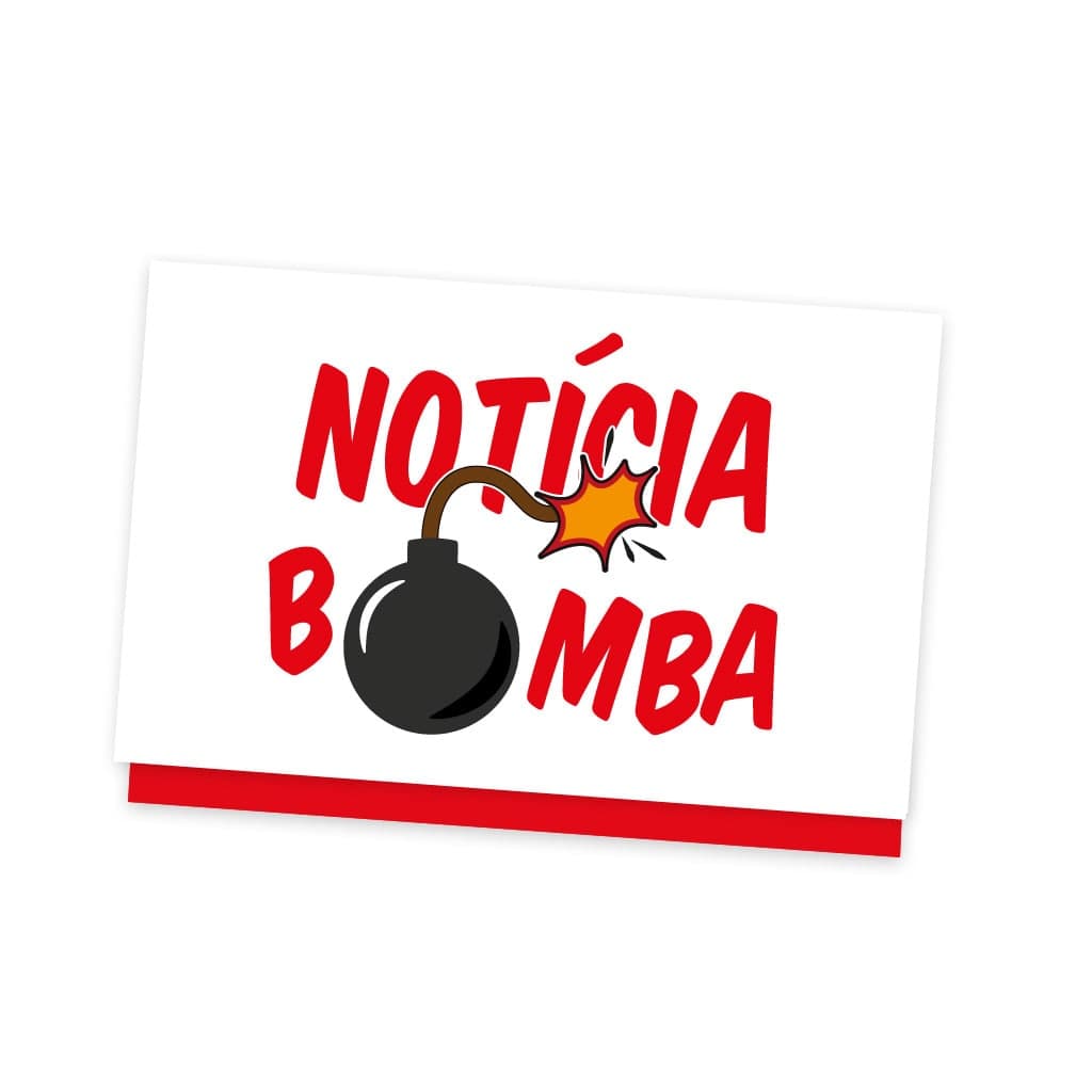 Sobre per donar notícies especials amb el text Notícia Bomba en català