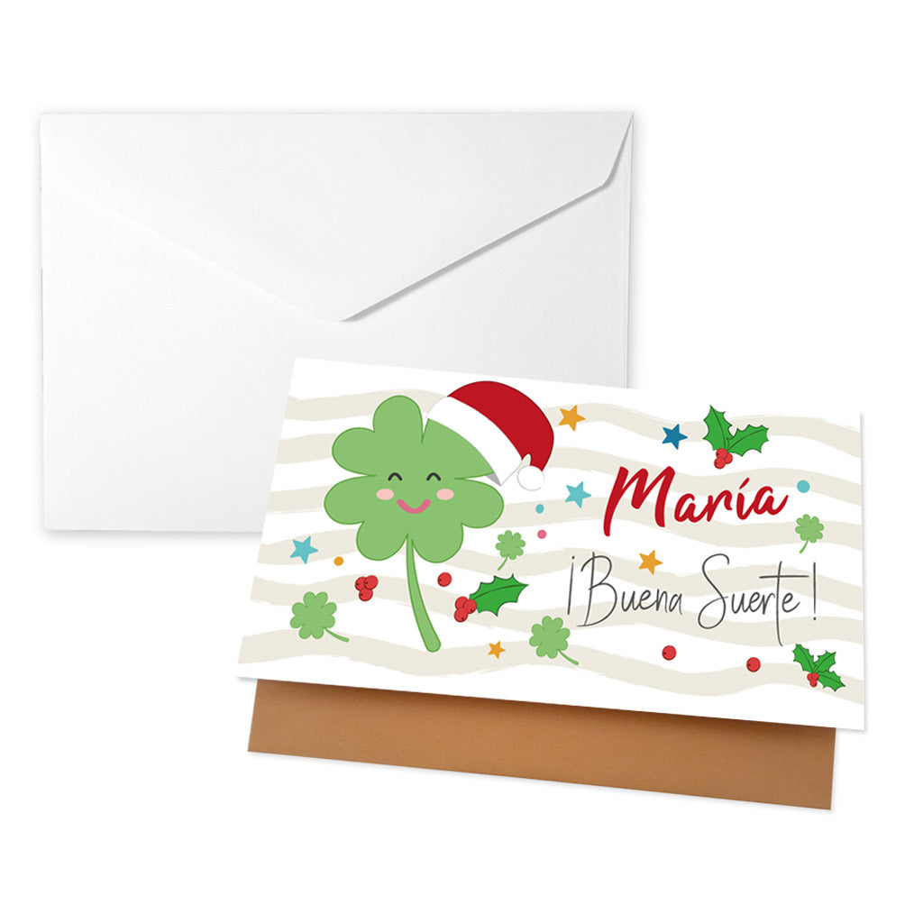 Sobre para regalar lotería de Navidad